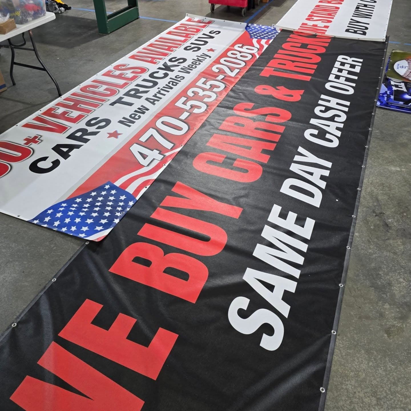Roadside Mesh Banners